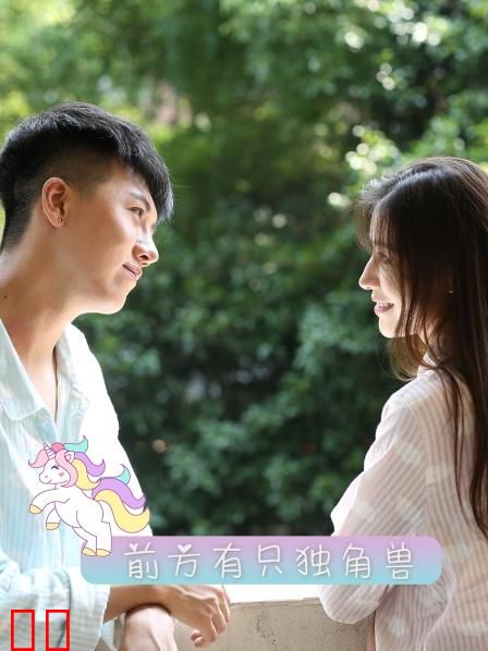 前方有只独角兽